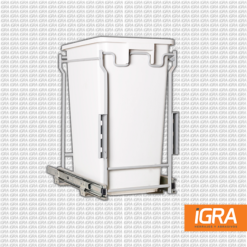 Juego De Herrajes Desarmados Con Bote De Plastico P/Cocina, Bote De Basura