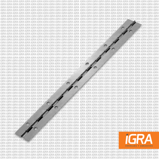 Bisagra De Piano 1 1/2" (38Mm) X 6' Satinada