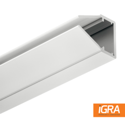 Hafele Perfil Aluminio Para Repisas De Cristal 4-8Mm Espesor 2.5 Mts