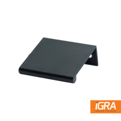 Jaladera Cp-144Abl Perfil Aluminio Recto Negra 32Mm