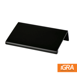 Jaladera Cp-145Abl Perfil Aluminio Recto Negra 76 Mm