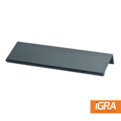 Jaladera Cp-146Abl Perfil Aluminio Recto Negra 220 Mm