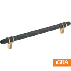 Jaladera Cp-6663Bbrbbz 203Mm London Negro Bronce Con Champagne Dorado
