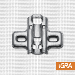 Parte De Bisagra, Base Normal (Europea) Ct-028Ms 0Mm De Lamina P/ Bisagra Cerrado Suave