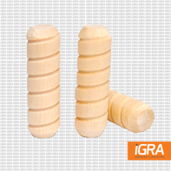 Perno De Madera 3/8 X 2 Spiral