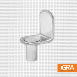 Soporte De Metal Para Entrepano De Mueble, Soporte Para Entrepano 5Mm Satinado (Escuadra) Por Pieza