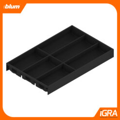 Blum Bandeja Cubertero Nl 
500 Mm Negro Terra Mate