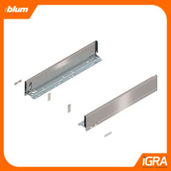 Blum Perfil Legrabox Pure M, 500 Mm, Acero Inoxidable