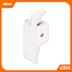 Blum Fijacion Frontal Izquierda P/Metabox Cajon Interior M Blanco Nieve