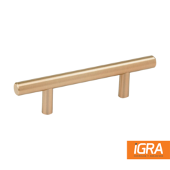 Jaladera Cp-163Bp Barra Acero Inox (Hueca) 12Mm X 15Cm Dorada
