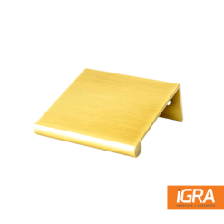 Jaladera Cp-160Bp Perfil Aluminio Recto Color Dorado 32Mm