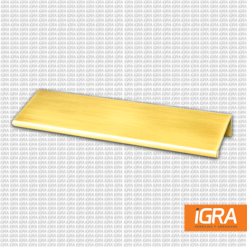 Jaladera Cp-162Bp Perfil Aluminio Recto Dorada 220 Mm