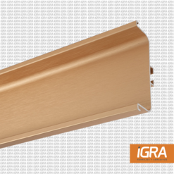 Hafele Perfil Aluminio Gola Empotrado C Dorado 4000Mm