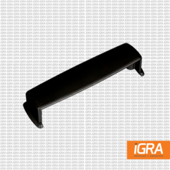 Jaladera Cp-3801Bbr 96Mm Kane Negro Opaco