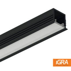 Hafele Perfil Aluminio Inserto 1103 Negro 3 Mts