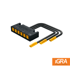 Hafele Adaptador Distribuidor De 6 Vias Rgb Mesh 12V