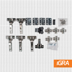Sistema Colgante P/Puertas Plegables Con Bisagra Recta Y Riel Pl 2550