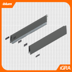 Blum Perfiles Merivobox Altura M Gris Orion 500Mm