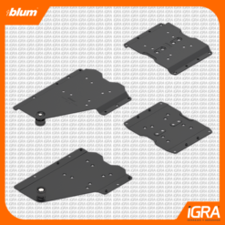 Blum Revego Duo Set De Conectores (Sistema Pocket) Lado Izquierdo