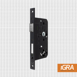 Arrone Cerradura De Embutir Para Cilindro Negro Mate
