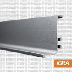 Hafele Perfil Aluminio Gola Empotrado J Plata Mate 4000Mm