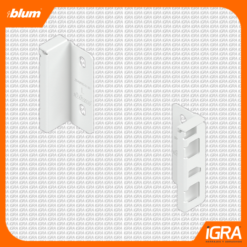 Blum Fijacion Trasera Altura M Merivobox Blanco Seda Mate