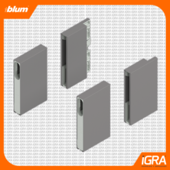 Blum Boxcover P/Merivobox Altura M Gris Indium Mate