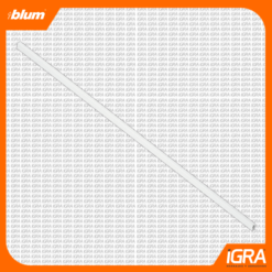 Blum Guardacuerpo Transversal P/Corte P/Frente De Cajon Interior Merivobox Blanco Seda Mate