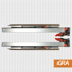 Herrajes Para Muebles, Juego De Corredera Para Montaje Inferior (Undermount) 21"
