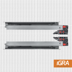 Juego De Corredera Para Montaje Inferior Cerrado Suave Y Push To Open 22"