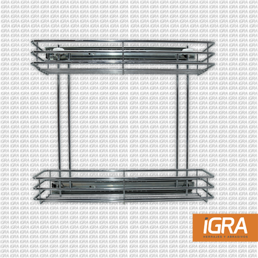 Accesorio Botellero Cromado 110Mm X 435Mm X 420Mm 2 Niveles - Image 2
