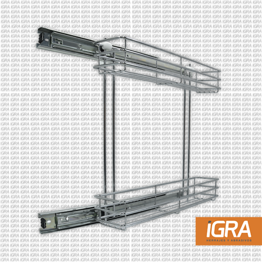 Accesorio Botellero Cromado 110Mm X 435Mm X 420Mm 2 Niveles - Image 3