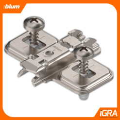 Blum Base Cruz Con Taquete 5Mm Niquelada