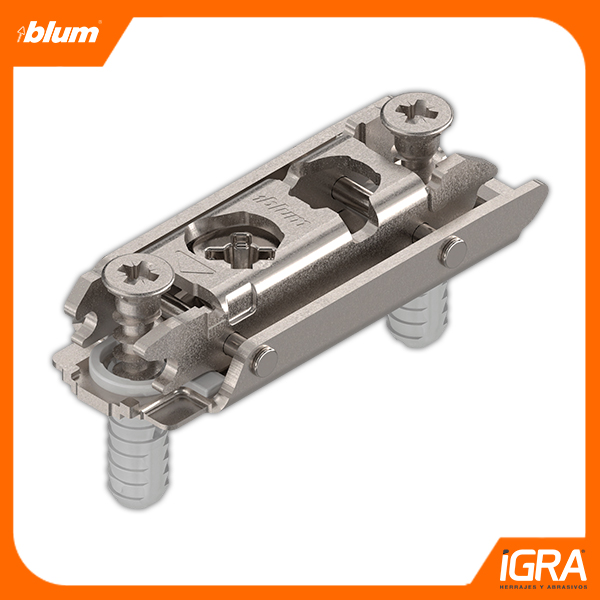 Blum Base Clip Recta Con Taquete 5Mm 177H3100e – IGRA Herrajes